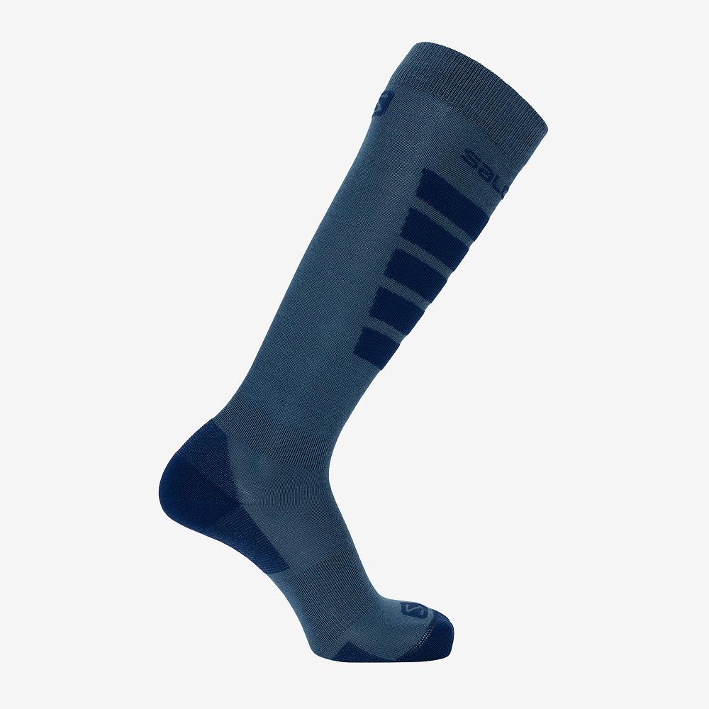 Chaussettes Salomon Homme Bleu - Salomon COMFORT - France (0517-JSNIW)